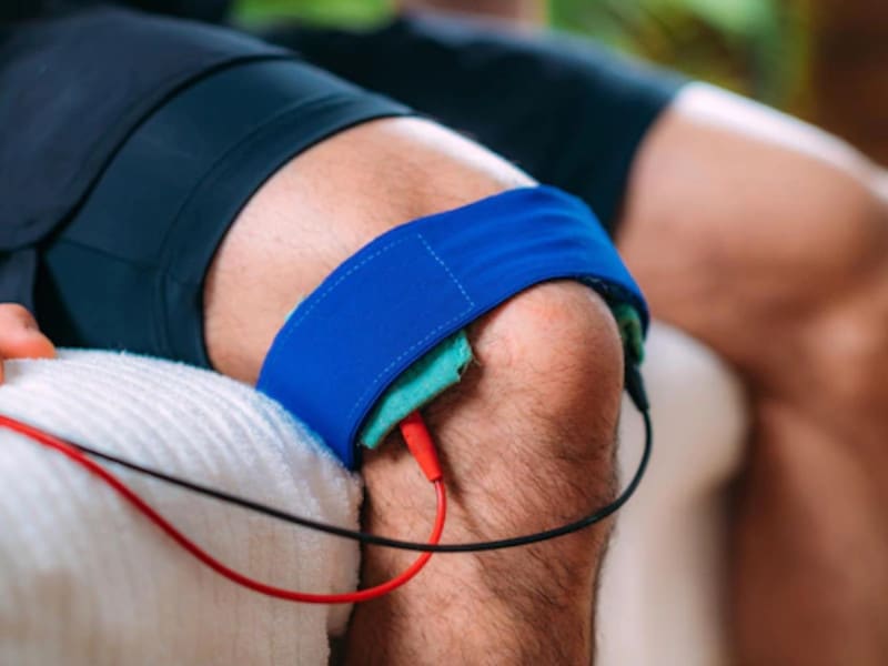 Tratamiento de fisioterapia deportiva en rodilla